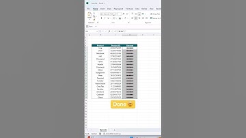 How to create Scannable Barcodes in Excel. 🤯 #excel #exceltips #exceltricks #spreadsheets #shorts