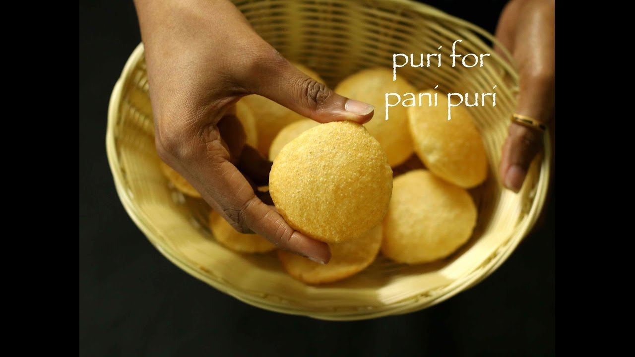 puri recipe for pani puri | golgappa puri recipe for pani puri | Hebbar | Hebbars Kitchen