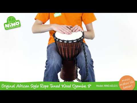 Джембе Meinl Nino Water Rhythm NINO-ADJ2-S (8"), видео 1