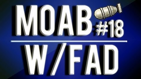 MW3: #18 MOAB With Every Gun - FAD "The Gun I Love to Hate"