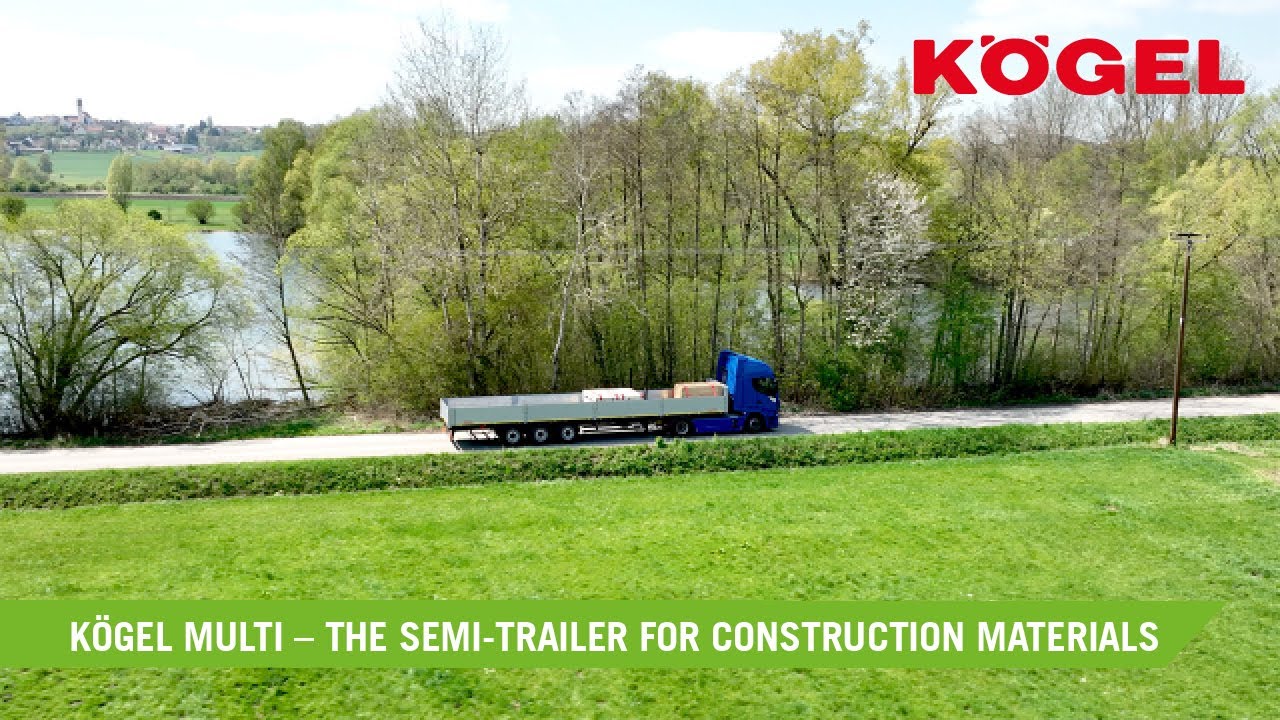 Kögel Multi - the semi-trailer for construction material