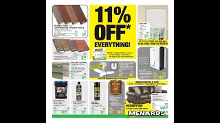 Menards 11% OFF Everything! 08.03.2022-08.014.2022-Week 25 Ad Flyer Mail-In After Rebate, Deals Sale