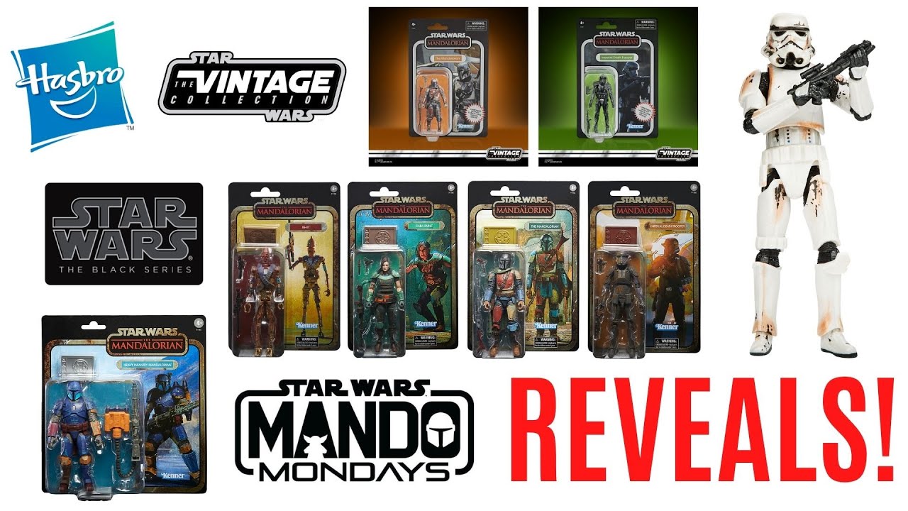 Hasbro Reveals Star Wars The Black Series CREDIT COLLECTION & Vintage Collection CARBONIZED Figures