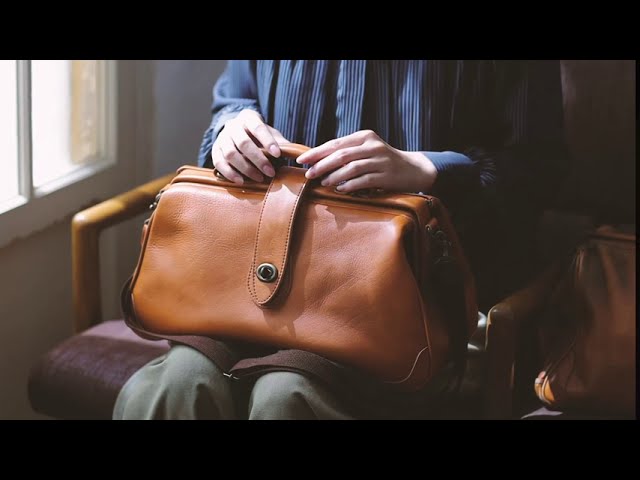 お父さんの想いから生まれた 職人本革のお下がりダレスバッグ