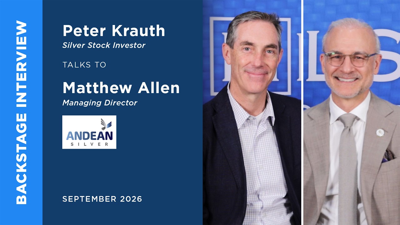 Matthew Allen of Andean Silver Ltd. talks to Peter Krauth | Metals Investor Forum Sept. 2026