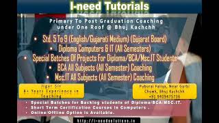 I-need Tutorial Student Feedback