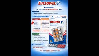 💊 Diclowel-P Tablet Composition:-Diclofenac Sodium – 50 mg Paracetamol (Acetaminophen) – 325 mg #job
