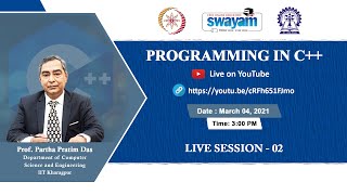 Live Session - 2 : Programming in C++