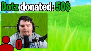 Donating 1000 To Minecraft Streamers Emotional видео - donating to small roblox streamers prestonplayz roblox
