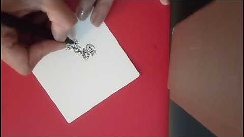 Rattangle zentangle pattern