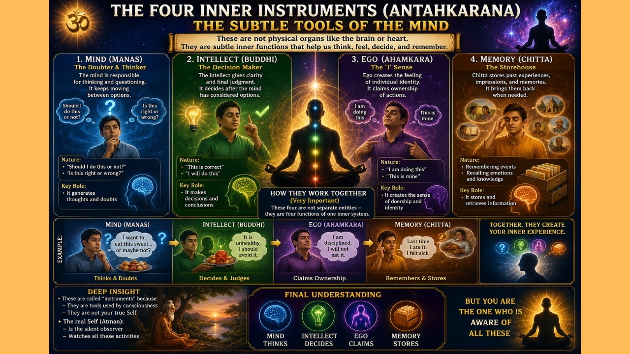 The Inner Instruments (Antahkarana) – Clear Understanding - YouTube
