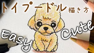 犬のイラスト 可愛いトイプードルの描き方 Stayhome And Draw Withme Youtube