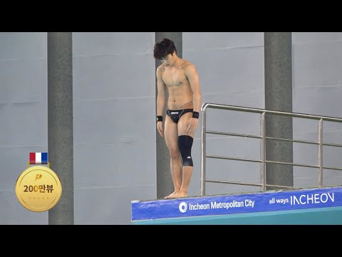 우리나라 다이빙 국가대표 뽑는 대회 (10미터 다이빙)
