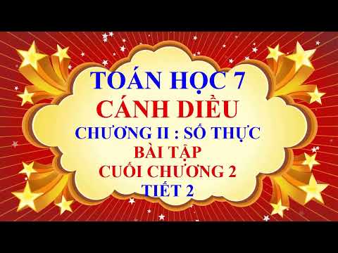 Video Toán học lớp 7 - Cánh Diều - Chương 2 - Bài tập cuối... - YouTube