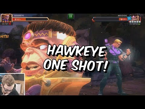 Master Mode MODOK Hawk Eye One Shot! – Marvel Contest Of Champions