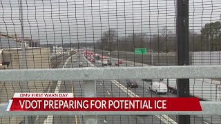 VDOT crews prep roads for potential ice overnight in Northern Virginia