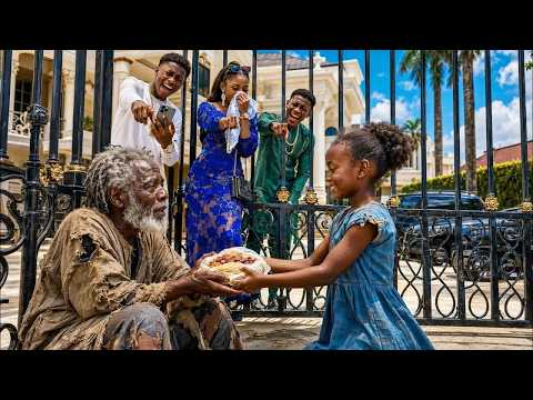 A Billionaire Disguised Himself As A Beggar To See Which Of His Children Would Feed Him, Only The