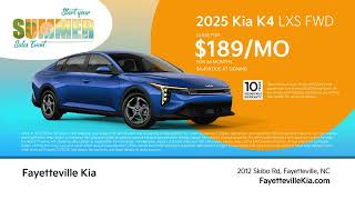 Start Your Summer at Fayetteville Kia!