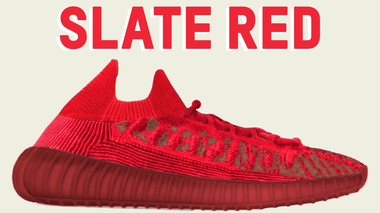yeezy slate red