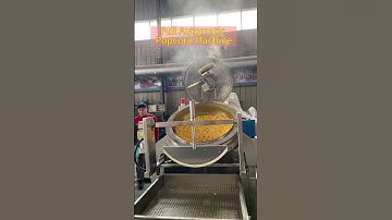Full automatic popcorn machine for snacks factory #shorts #popcorn #machine