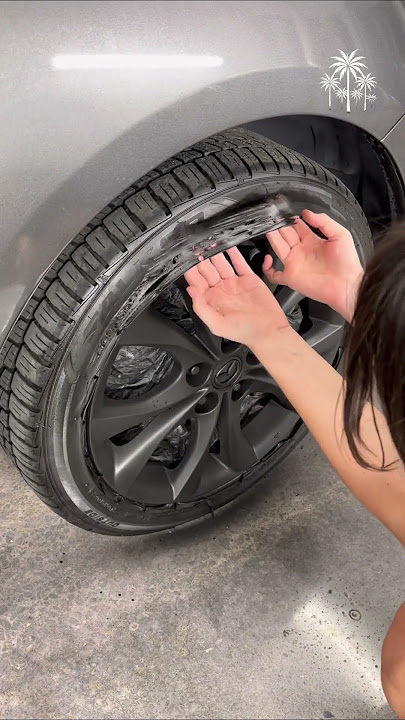 Raw transformation — Plasti Dip on this rim.Sometimes the most