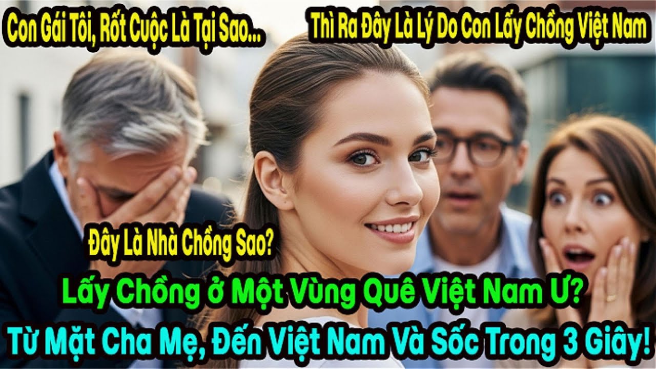 Con Gái Từ Mặt Cha Mẹ Lấy Chồng Quê Việt Nam. Sang Đến Nơi, Tôi Choáng Ngợp Trước Sự Thật.