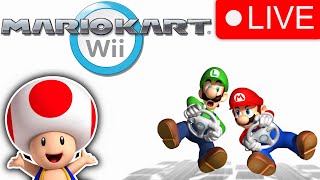 🔴Late night stream Mario Kart Wii