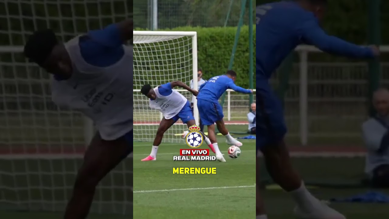 Mbappé humilló a Tchouaméni en los entrenamientos de Franciav