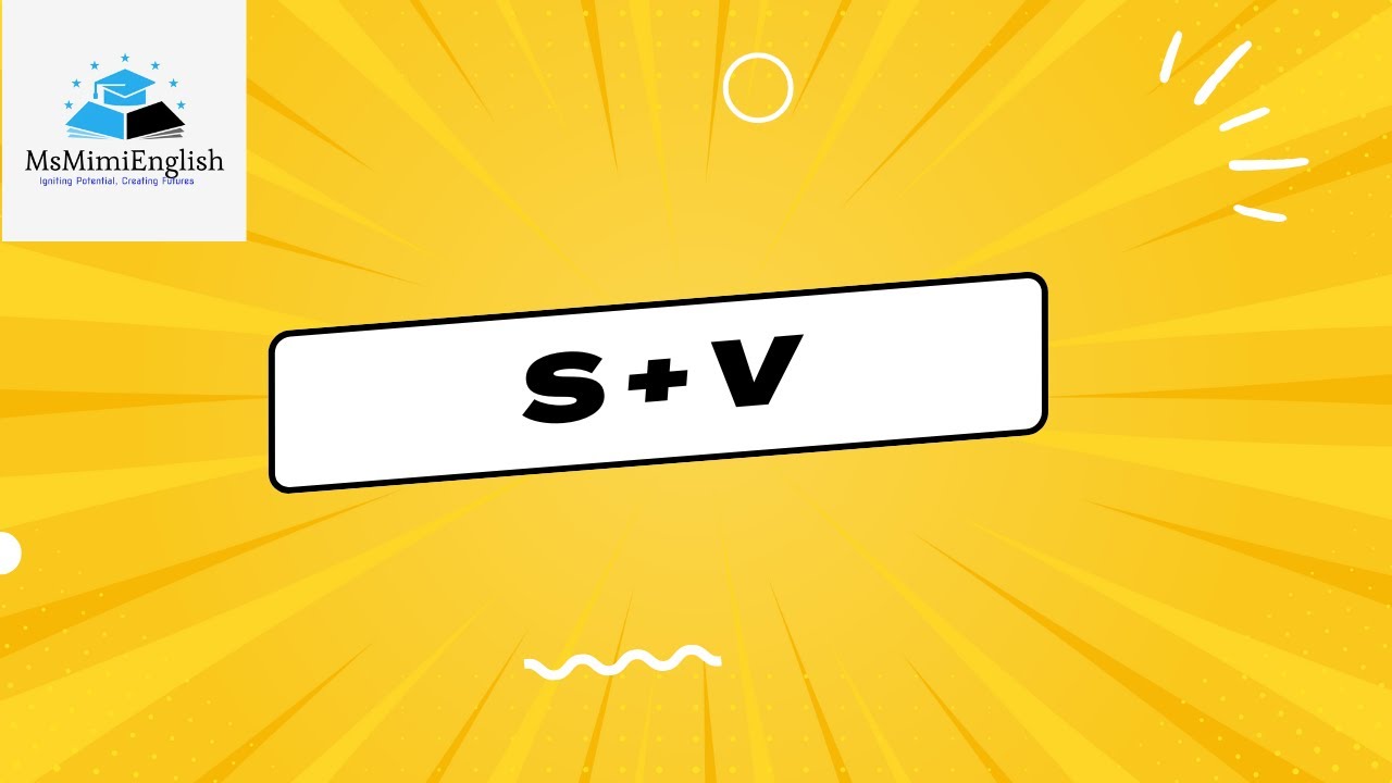 1. S + V - YouTube