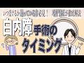 【白内障手術いつ受ける？】視力だけでは判断できない！白内障手術のタイミングを眼科医が徹底解説