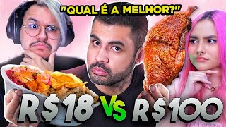 marmita de POBRE vs prato chique de RICO! Qual é o MELHOR? | React Bruno Correa