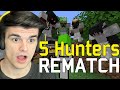 Reaction to Dream vs 5 Hunters REMATCH (Dream Minecraft Manhunt)