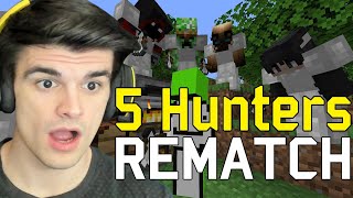 Reaction to Dream vs 5 Hunters REMATCH (Dream Minecraft Manhunt)
