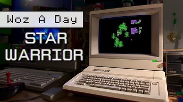 Star Warrior | Playing Every Apple II Floppy E251 | Temple of Apshai in space?