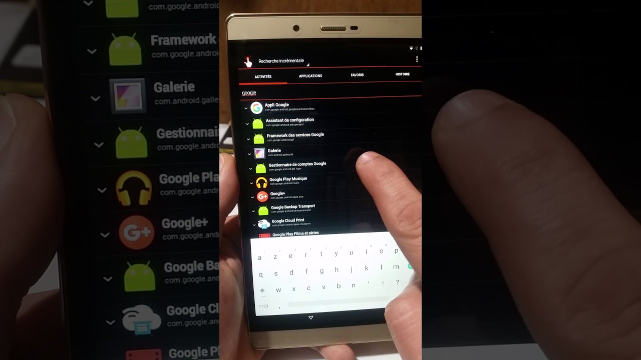 Bypass frp tablette condor 801L