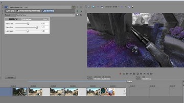 Sony Vegas Tutorial - Separate and change color