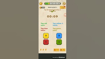 Brain Quest 3 tao rhe button according to instrution Walkthrough solution