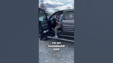 Connecting a Trailer Hitch without a Back Up Camera: Boat Trailering Tip from Bridge Marina #shorts