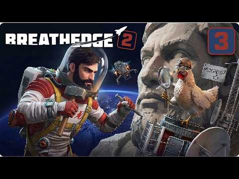 The Coffinbot, lots of exploration and the giant statue - Breathedge 2 Gameplay in Spanish