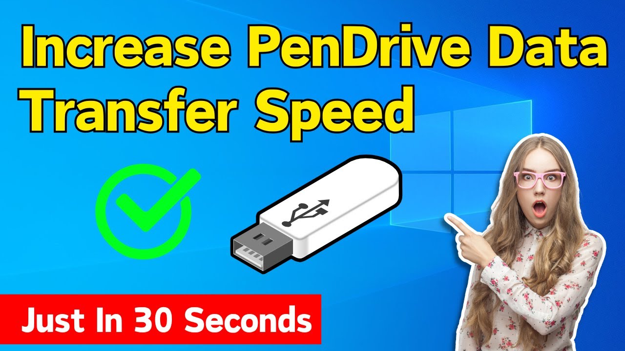 How to Increase Transfer Speed of Pendrive 2025 | Speed up Copy Paste ...