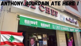 LEBANON:Le Chef , local food and a chat about Anthony !