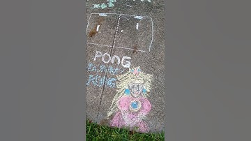 Sidewalk Chalk - Tetris, Space Invaders, Frogger, Donkey Kong, Centipede, Pac-Man, Pong