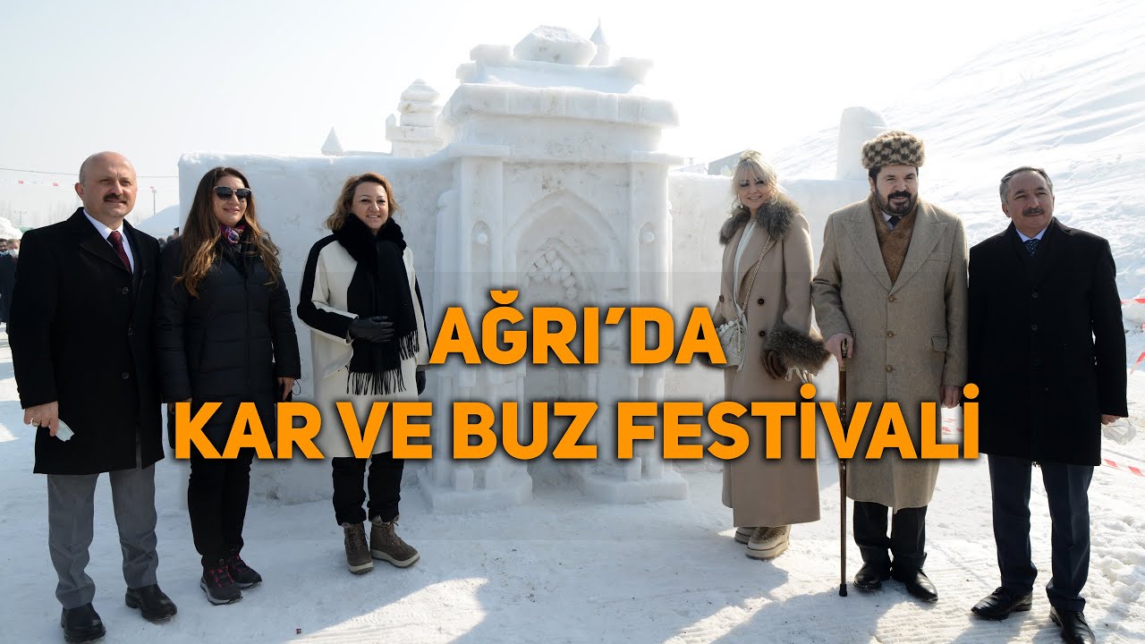 AĞRI'DA KAR VE BUZ FESTİVALİ COŞKUYLA KUTLANDI !