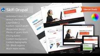 Famous Preview Skifi - Bootstrap Drupal theme Corporate Wealth