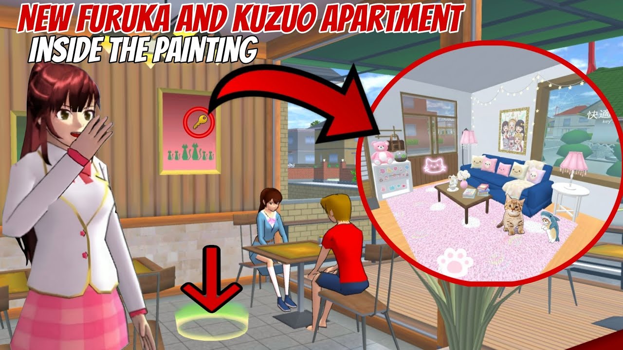 وجدت شقه كوزو وفوروكا في ساكورا سكول I found KUZUO and FURUKA apartment AT HERE in SAKURA SCHOOL