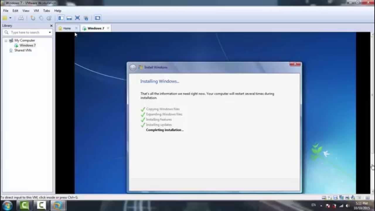 Vmware workstation установка windows