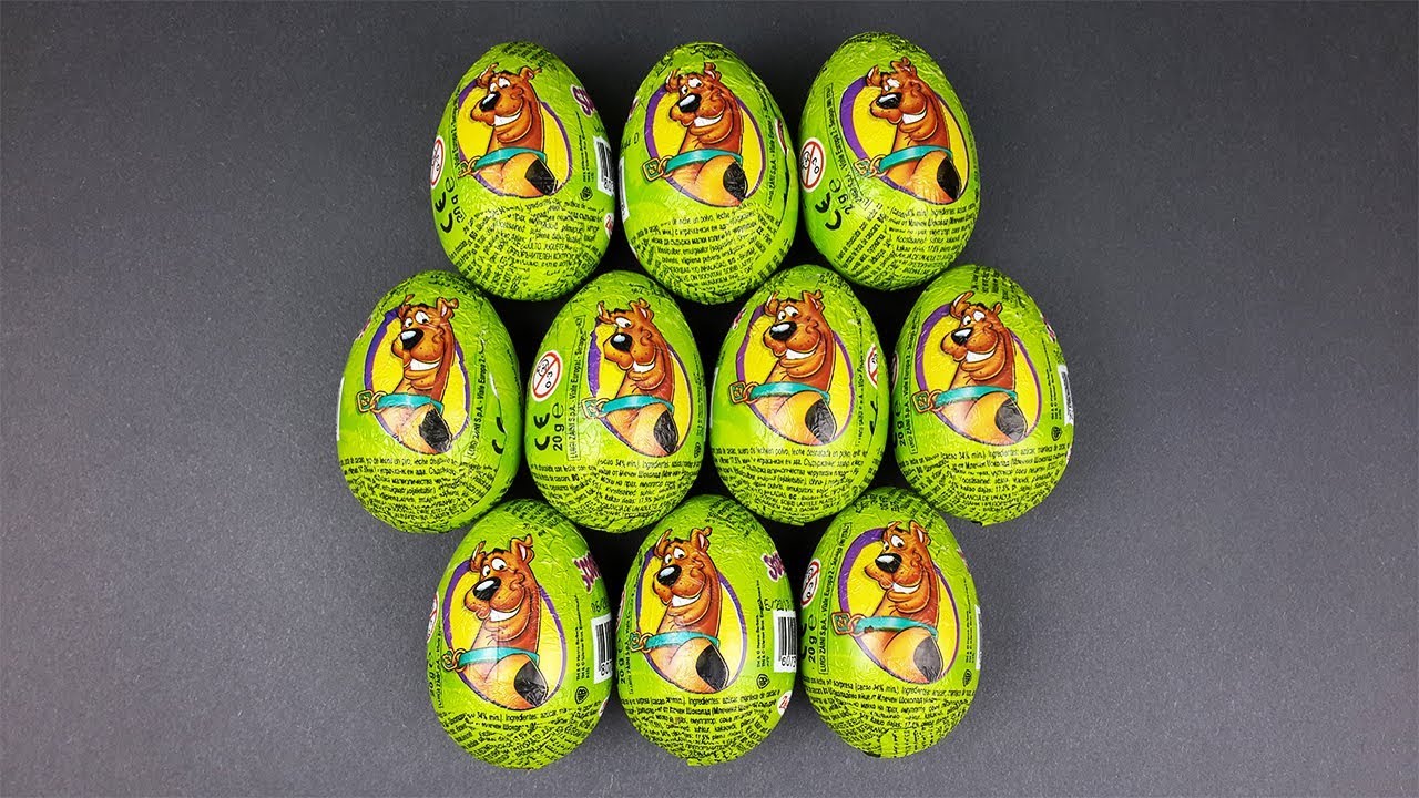 10 Scooby Doo Surprise Eggs Opening - Scooby Doo Cartoon Surprise Toys