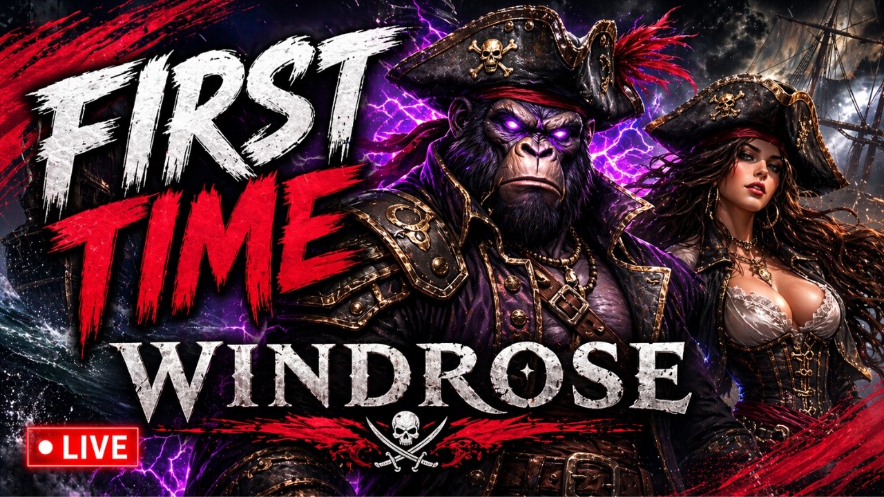 FIRST TIME Playing WINDROSE! | Pirate Adventure Begins LIVE