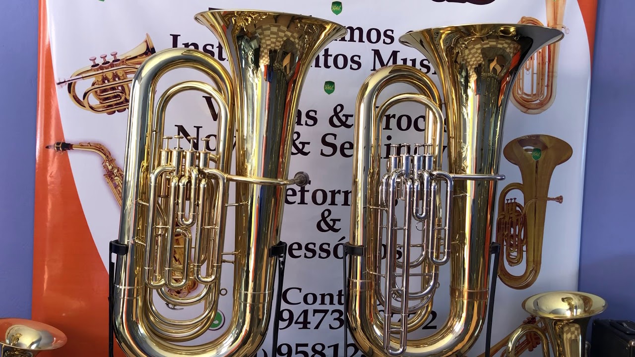Casa das tubas diferenças Tuba J980 weril , J981 weril modelo antigo