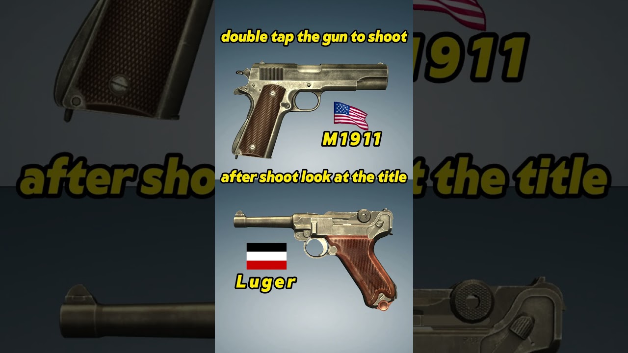 M1911 or LUGER 